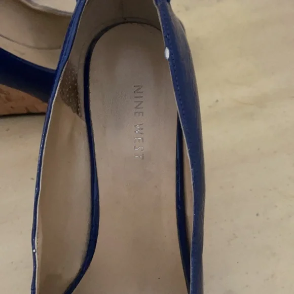 Royal blue wedges - Picture 5 of 5